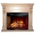 Каминокомплект InterFlame Афина (бежевый)+Panoramic 33 Quartz в Петрозаводске