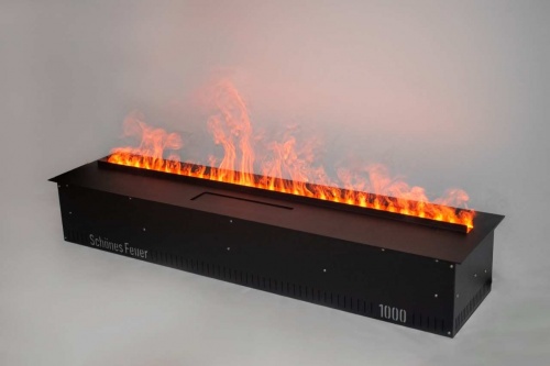 Электроочаг Schönes Feuer 3D FireLine 1000 Pro со стальной крышкой в Петрозаводске