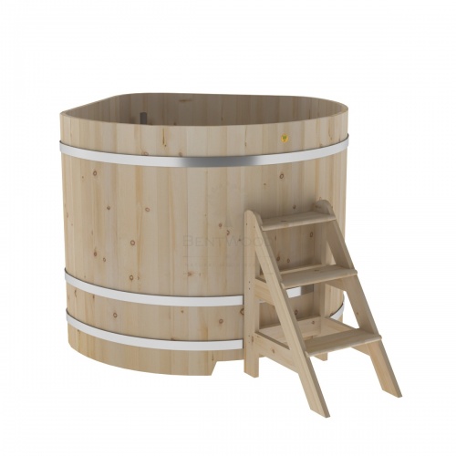 Купель угловая из кедра BentWood 1,37х1,37