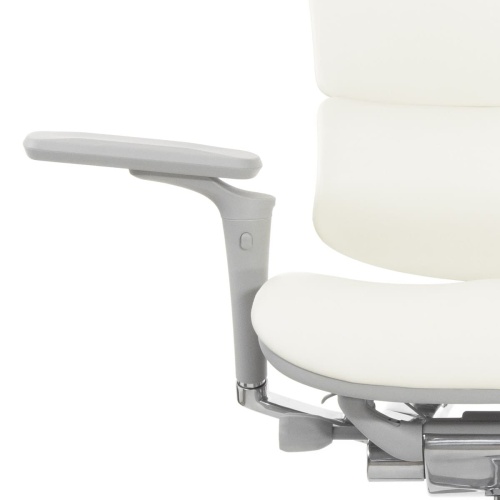 Ортопедическое кресло Falto Leather Premium Белое