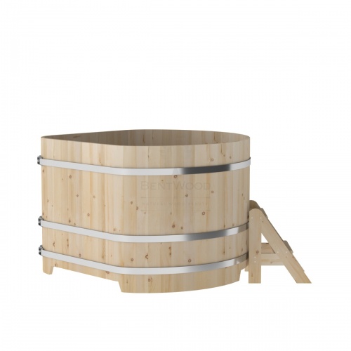 Купель угловая из кедра BentWood 1,37х1,37