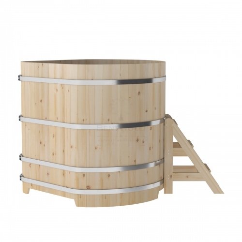 Купель угловая из кедра BentWood 1,37х1,37