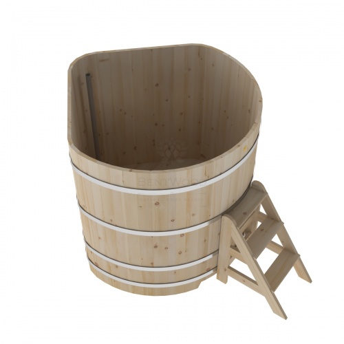 Купель угловая из кедра BentWood 1,37х1,37